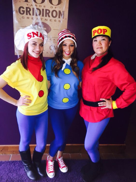 Snap, Crackle, and Pop trio halloween costume ideas