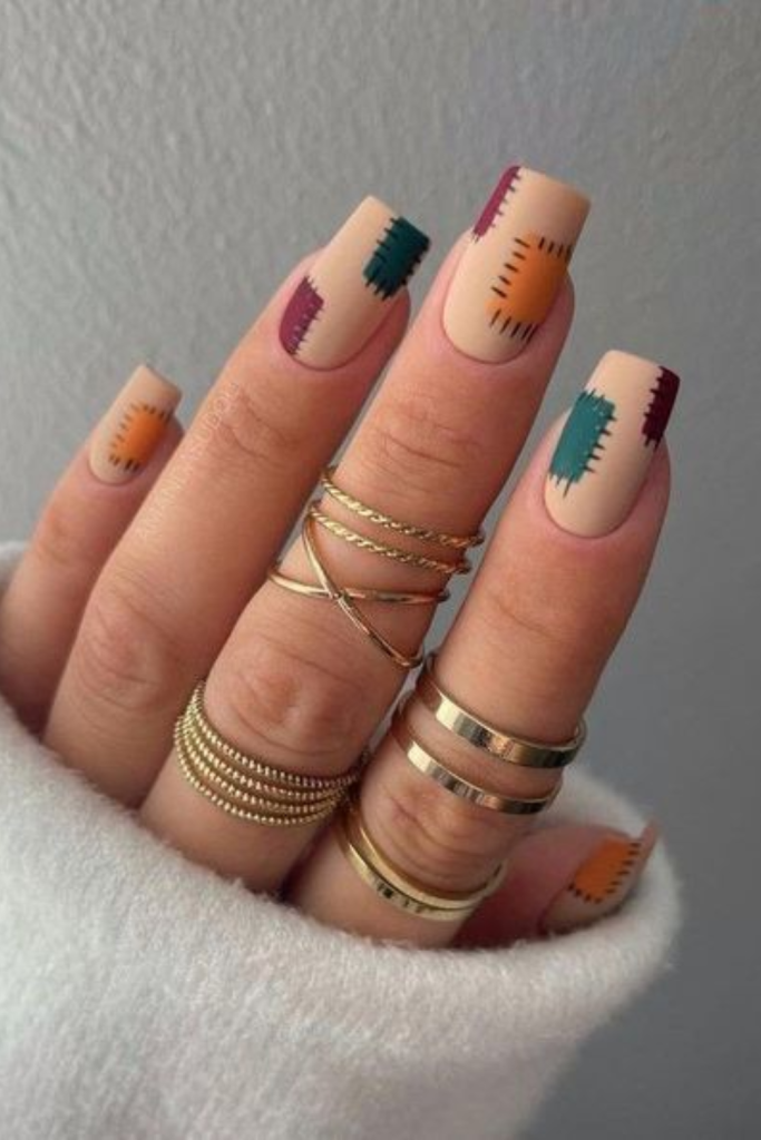 Halloween Nails That Are Colorful
