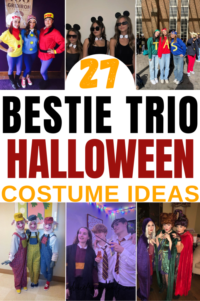 27 Bestie trio halloween costume ideas
