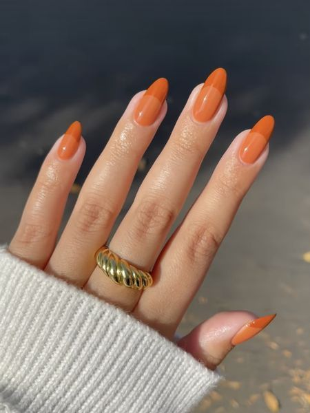 Burnt Orange dope nails