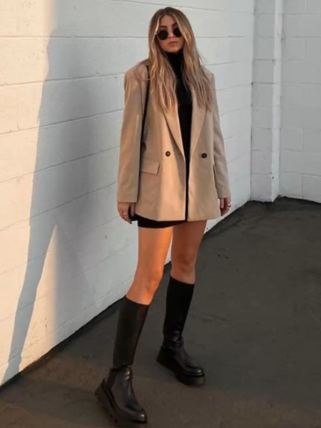 fall outfits with boots	
