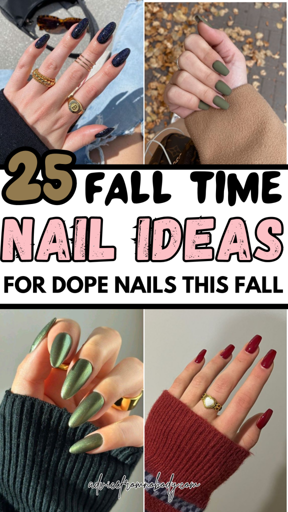 25 fall time nail ideas for dope nails this fall