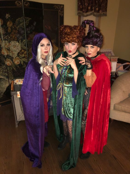 The Sanderson Sisters from Hocus Pocus trio halloween costume ideas