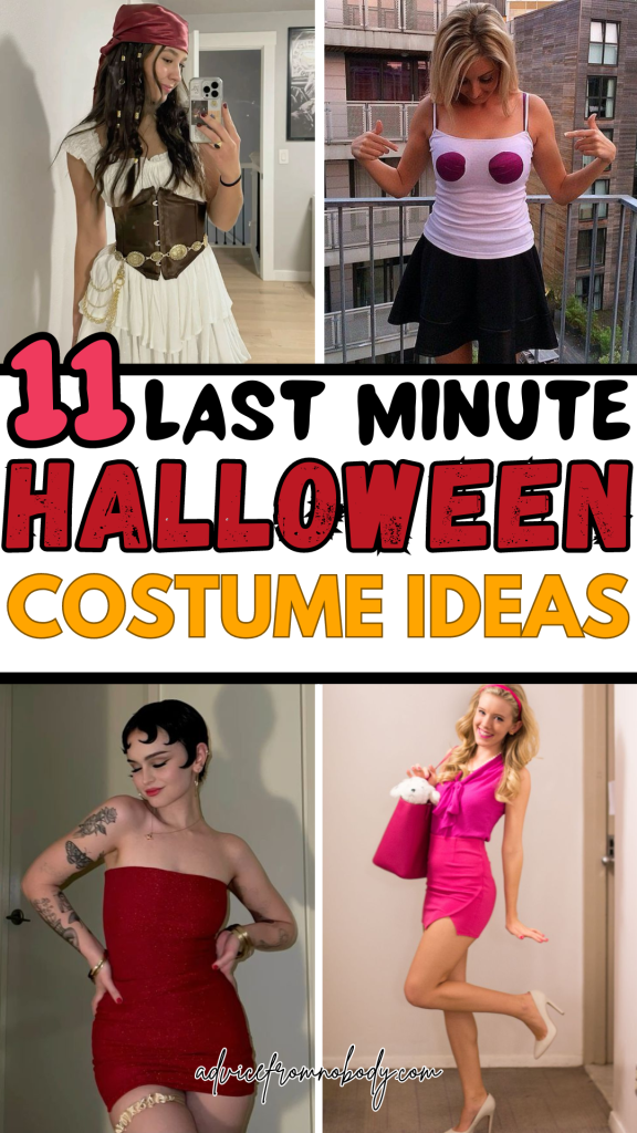 11 last minute Halloween costume ideas