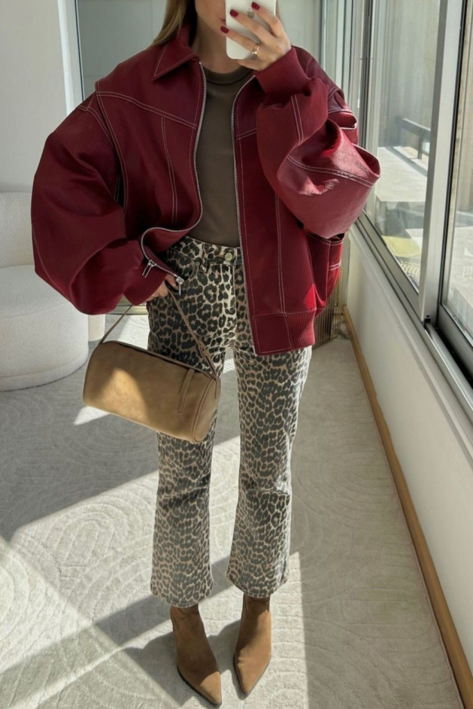 burgundy fall outfits