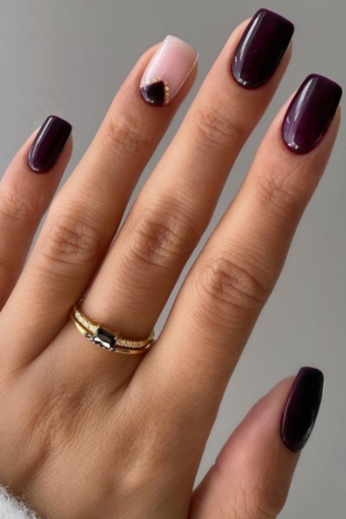 square fall nail ideas