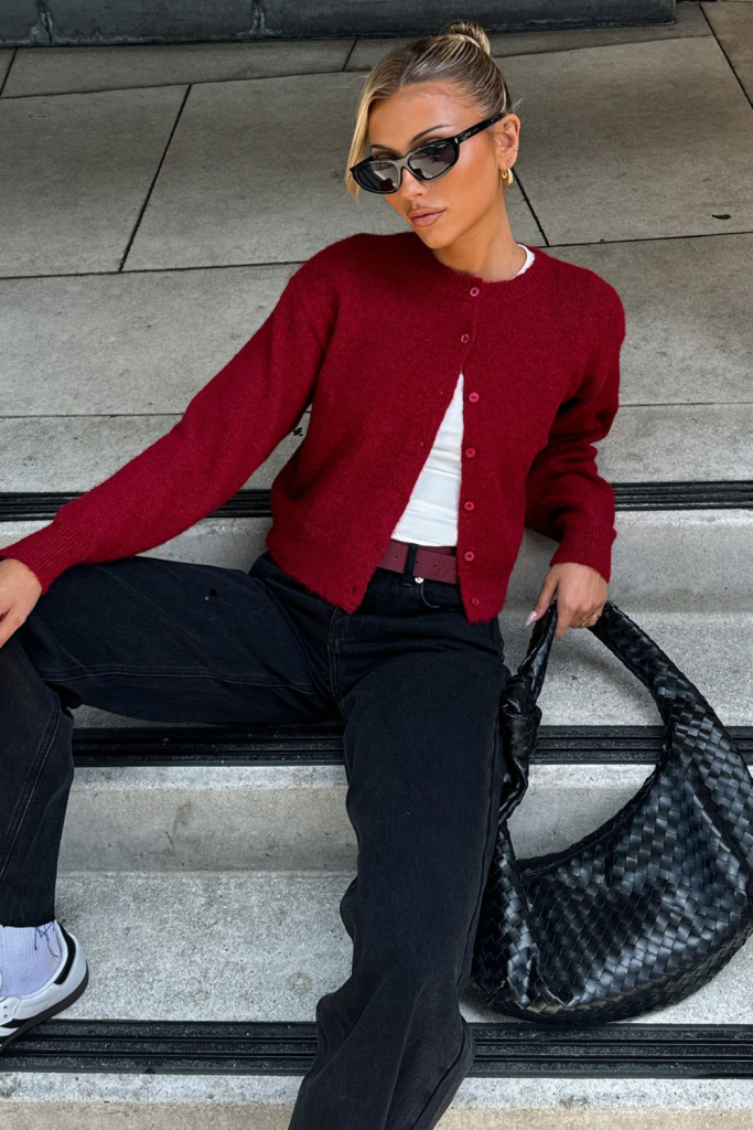 burgundy fall outfits