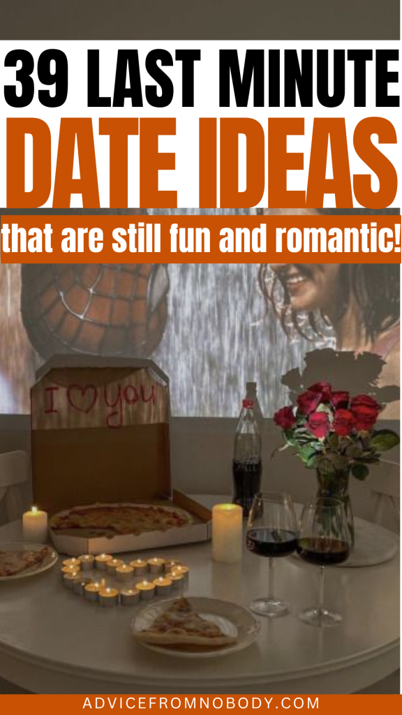 39 last minute date ideas that are still fun and romantic