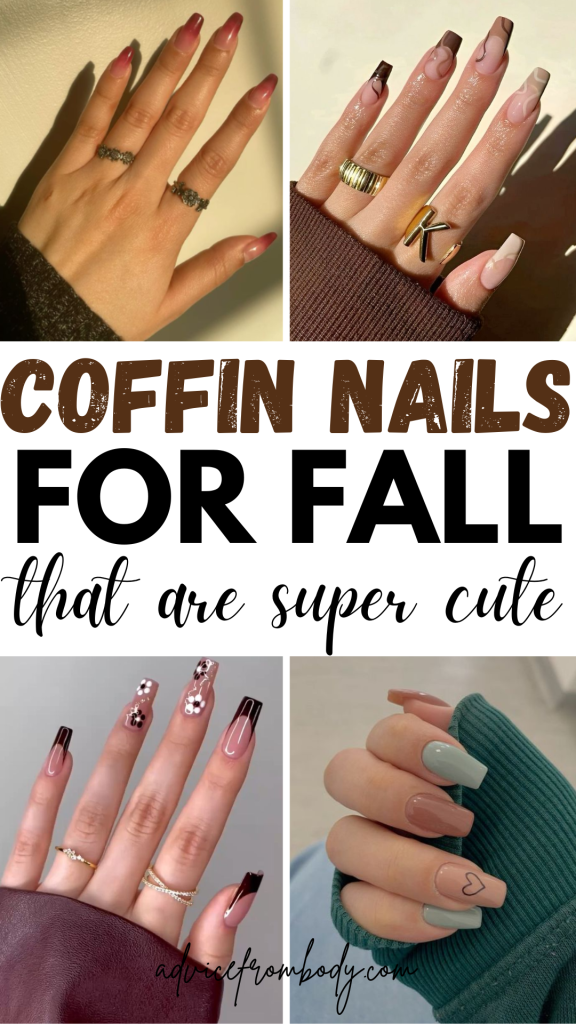 coffin nails for fall that are super cute
