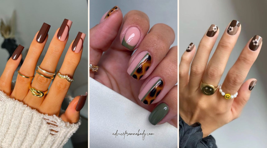 square fall nail ideas