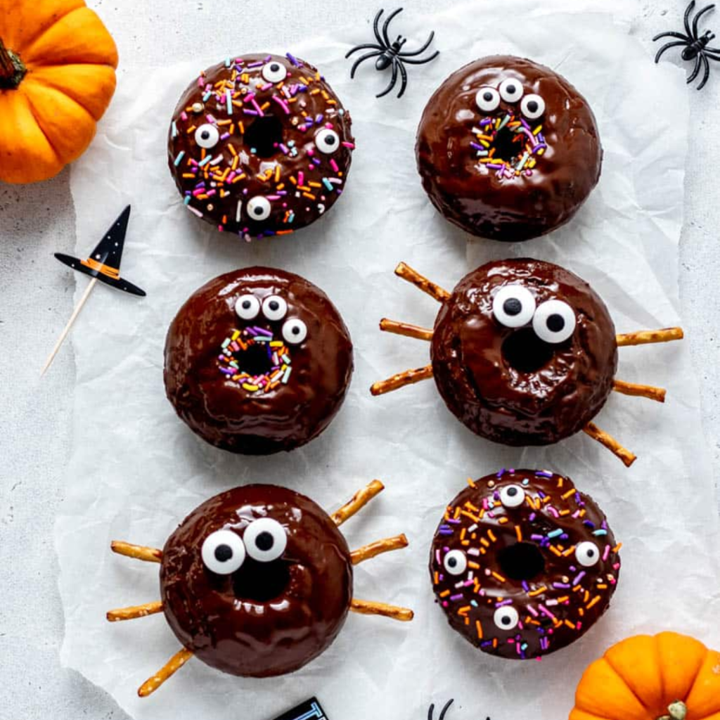 Baked Halloween Donuts
