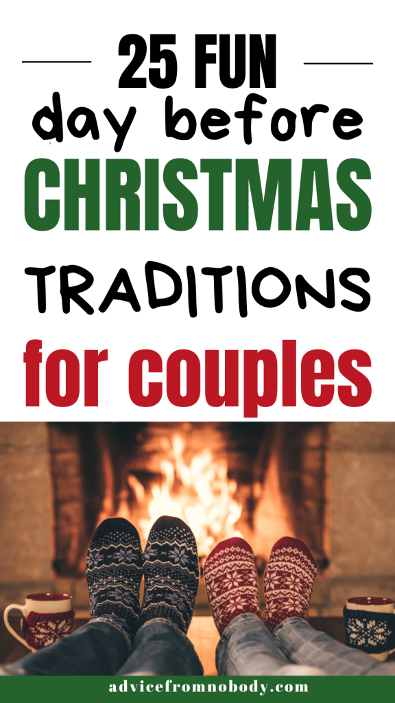 25 fun  day before Christmas traditions for couples