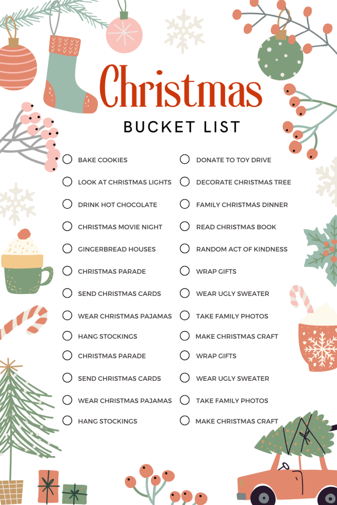 Christmas bucket list ideas