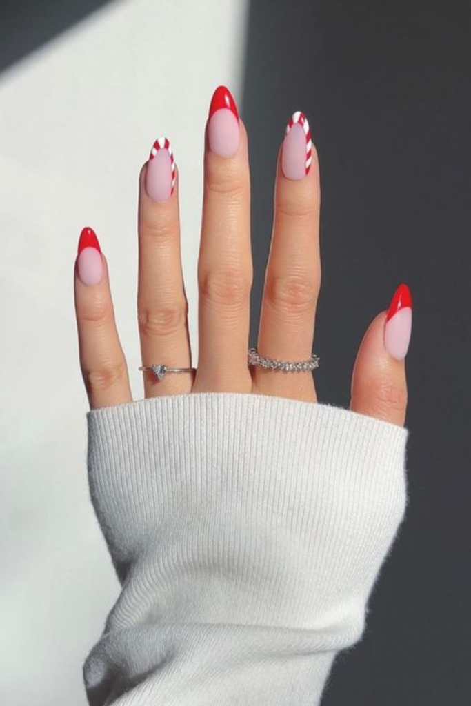 classy christmas nails