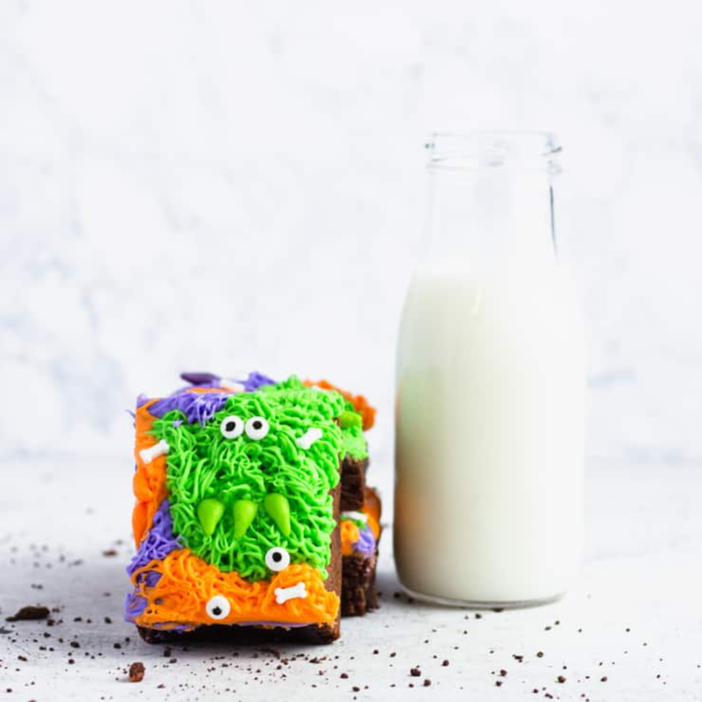 Halloween Monster Brownies
