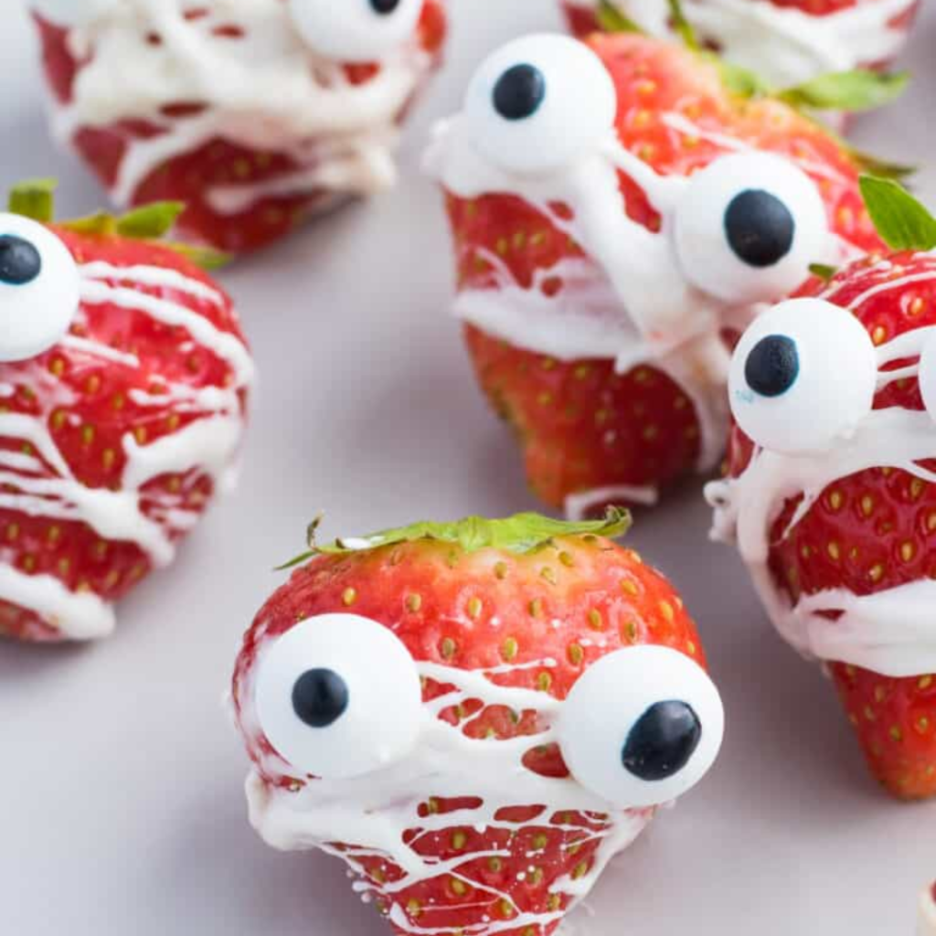 halloween strawberries