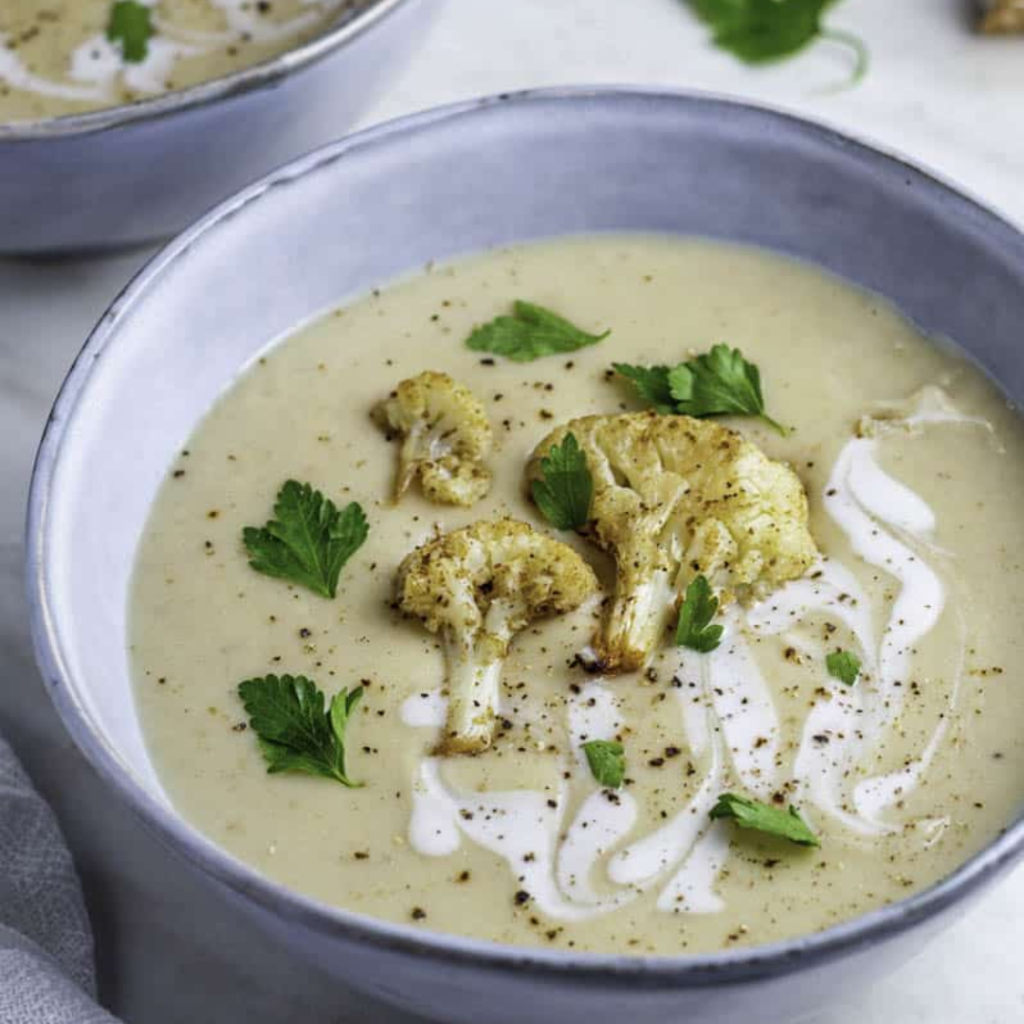 Creamy Cauliflower Potato Leek Soup
