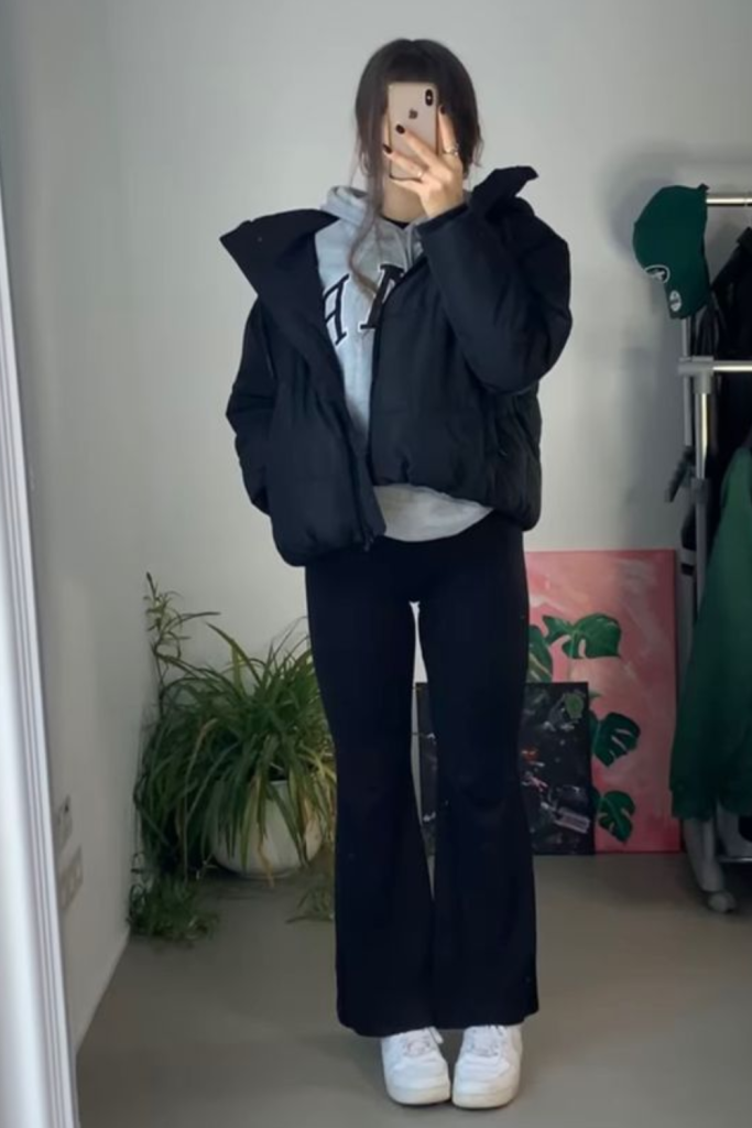 Puffer Jacket + Hoodie
