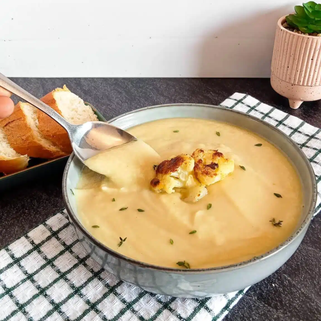 3 Ingredients cauliflower soup
