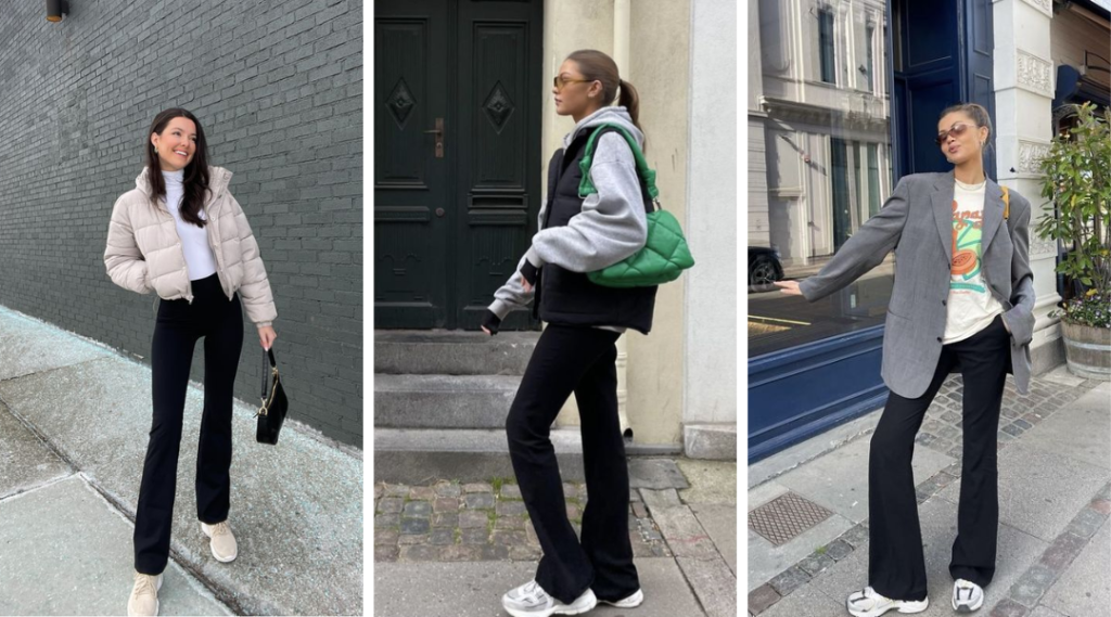 Black Flare Pant Outfit Ideas