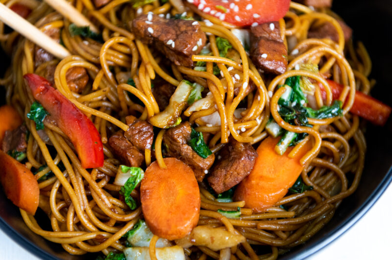 Instant Pot Pork Lo Mein