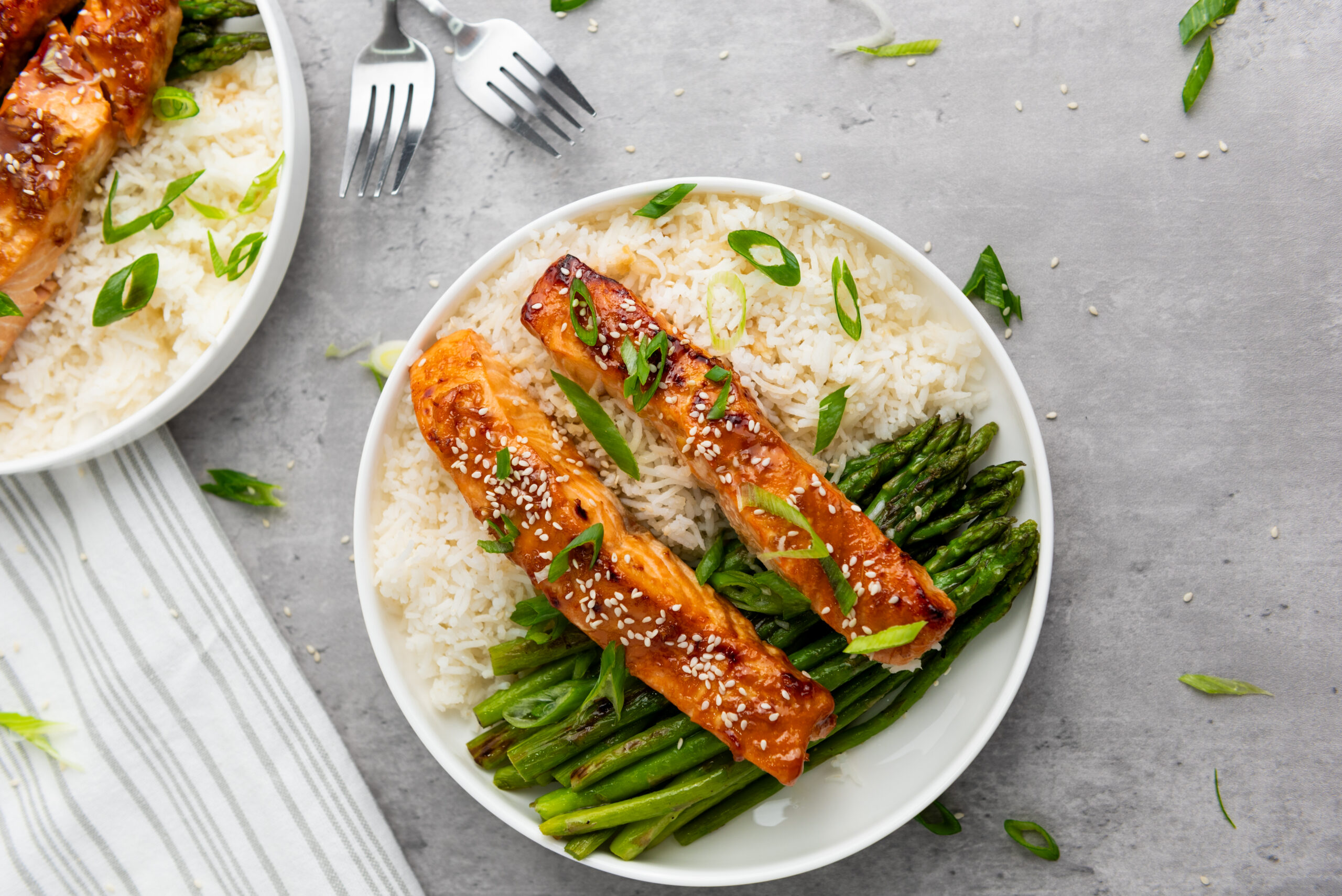 Air Fryer Teriyaki Salmon