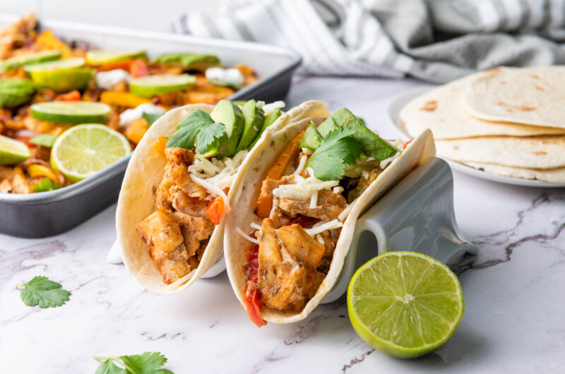 Sheet Pan Chicken Fajitas