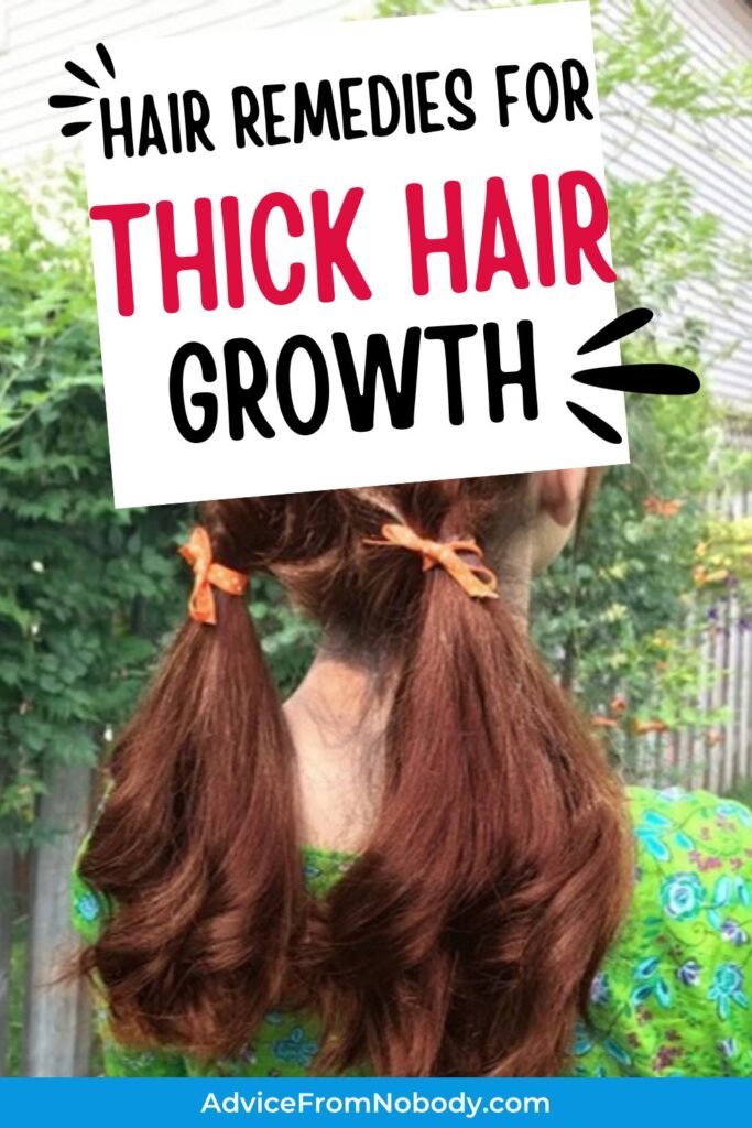 Hair remedies for thick hair growth