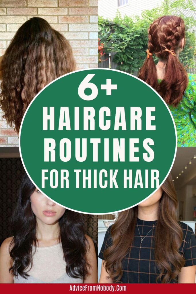6+ Haircare routines for thick hair