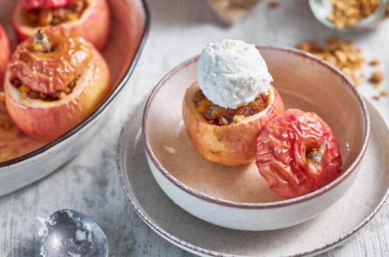 Delicious Granola Stuffed Baked Apples