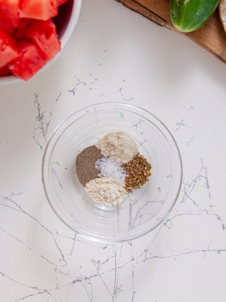 Watermelon Panzanella Salad