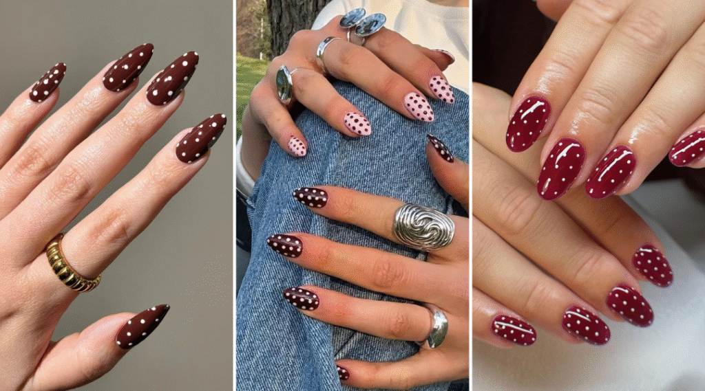 polka dot nail ideas