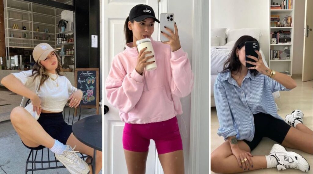 biker shorts outfit ideas