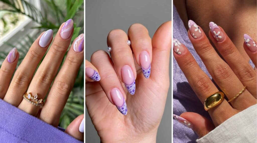 lavender nail ideas