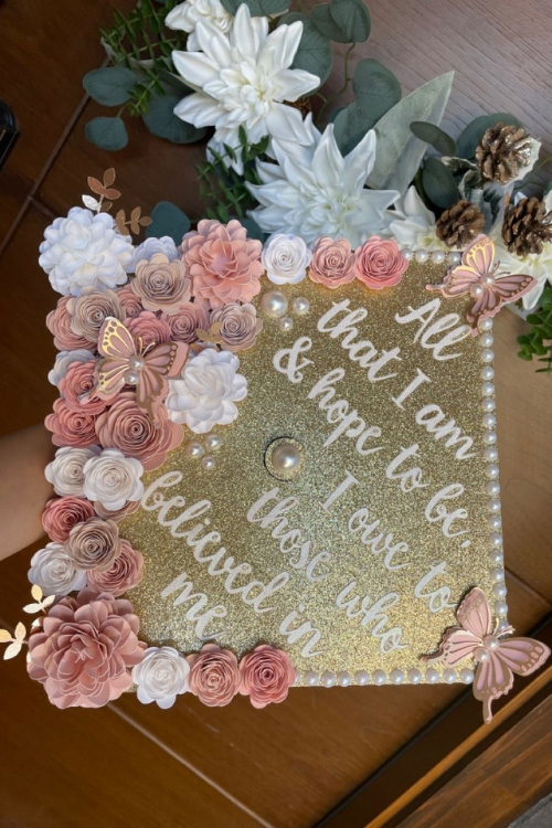 graduation cap dimensions